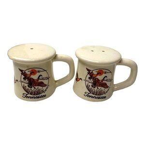Vintage Tennessee Geese Salt & Pepper Ceramic Shakers